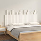Cabecero cama de pared madera maciza pino blanco 106x3x91,5 cm