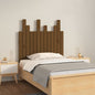 Cabeceira de cama de parede madeira maciça pinho branco 106x3x91,5 cm