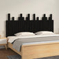 Cabecero cama de pared madera maciza pino blanco 106x3x91,5 cm