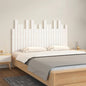 Cabeceira de cama de parede madeira maciça pinho branco 106x3x91,5 cm