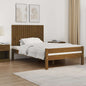 Cabeceira de cama de parede madeira maciça pinho branco 106x3x91,5 cm
