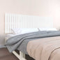 Cabecero cama de pared madera maciza pino blanco 106x3x91,5 cm