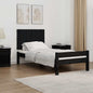 Cabecero cama de pared madera maciza pino blanco 106x3x91,5 cm