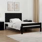 Cabecero cama de pared madera maciza pino blanco 106x3x91,5 cm