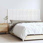 Cabeceira de cama de parede madeira maciça pinho branco 106x3x91,5 cm