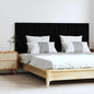Cabecero cama de pared madera maciza pino blanco 106x3x91,5 cm