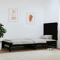 Cabeceira de cama de parede madeira maciça pinho branco 106x3x91,5 cm