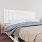 Cabeceira de cama de parede madeira maciça pinho branco 106x3x91,5 cm