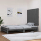 Cabeceira de cama de parede madeira maciça pinho branco 106x3x91,5 cm