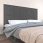 Cabeceira de cama de parede madeira maciça pinho branco 106x3x91,5 cm