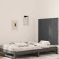 Cabeceira de cama de parede madeira maciça pinho branco 106x3x91,5 cm