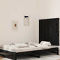 Cabecero cama de pared madera maciza pino blanco 106x3x91,5 cm