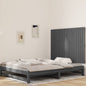 Cabeceira de cama de parede madeira maciça pinho branco 106x3x91,5 cm