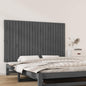 Cabeceira de cama de parede madeira maciça pinho branco 106x3x91,5 cm