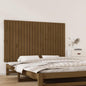 Cabeceira de cama de parede madeira maciça pinho branco 106x3x91,5 cm