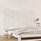 Cabecero cama de pared madera maciza pino blanco 106x3x91,5 cm