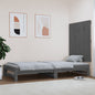 Cabeceira de cama de parede madeira maciça pinho branco 106x3x91,5 cm