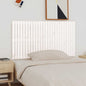 Cabeceira de cama de parede madeira maciça pinho branco 106x3x91,5 cm