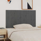 Cabeceira de cama de parede madeira maciça pinho branco 106x3x91,5 cm