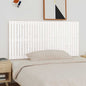 Cabeceira de cama de parede madeira maciça pinho branco 106x3x91,5 cm