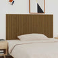 Cabeceira de cama de parede madeira maciça pinho branco 106x3x91,5 cm
