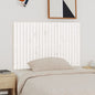 Cabeceira de cama de parede madeira maciça pinho branco 106x3x91,5 cm