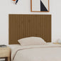 Cabeceira de cama de parede madeira maciça pinho branco 106x3x91,5 cm