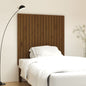 Cabecero cama de pared madera maciza pino blanco 106x3x91,5 cm