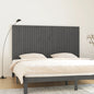 Cabeceira de cama de parede madeira maciça pinho branco 106x3x91,5 cm