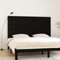 Cabeceira de cama de parede madeira maciça pinho branco 106x3x91,5 cm