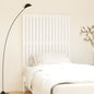Cabecero cama de pared madera maciza pino blanco 106x3x91,5 cm