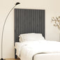 Cabeceira de cama de parede madeira maciça pinho branco 106x3x91,5 cm