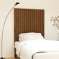 Cabeceira de cama de parede madeira maciça pinho branco 106x3x91,5 cm