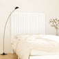 Cabecero cama de pared madera maciza pino blanco 106x3x91,5 cm