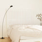Cabeceira de cama de parede madeira maciça pinho branco 106x3x91,5 cm