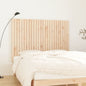 Cabeceira de cama de parede madeira maciça pinho branco 106x3x91,5 cm