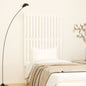 Cabecero cama de pared madera maciza pino blanco 106x3x91,5 cm