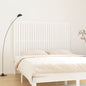 Cabeceira de cama de parede madeira maciça pinho branco 106x3x91,5 cm