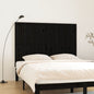 Cabecero cama de pared madera maciza pino blanco 106x3x91,5 cm