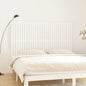 Cabeceira de cama de parede madeira maciça pinho branco 106x3x91,5 cm
