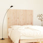 Cabeceira de cama de parede madeira maciça pinho branco 106x3x91,5 cm