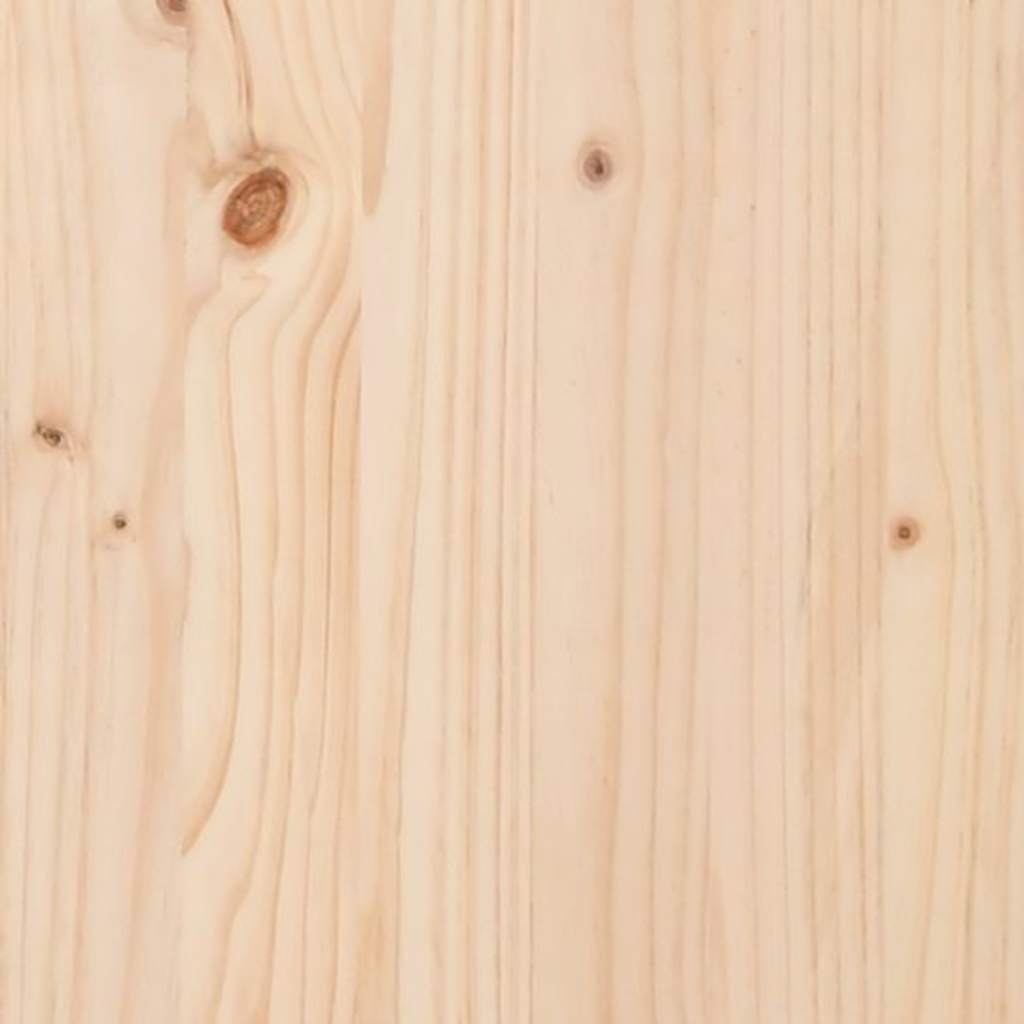 Perchero de madera maciza de pino 100x45x150 cm