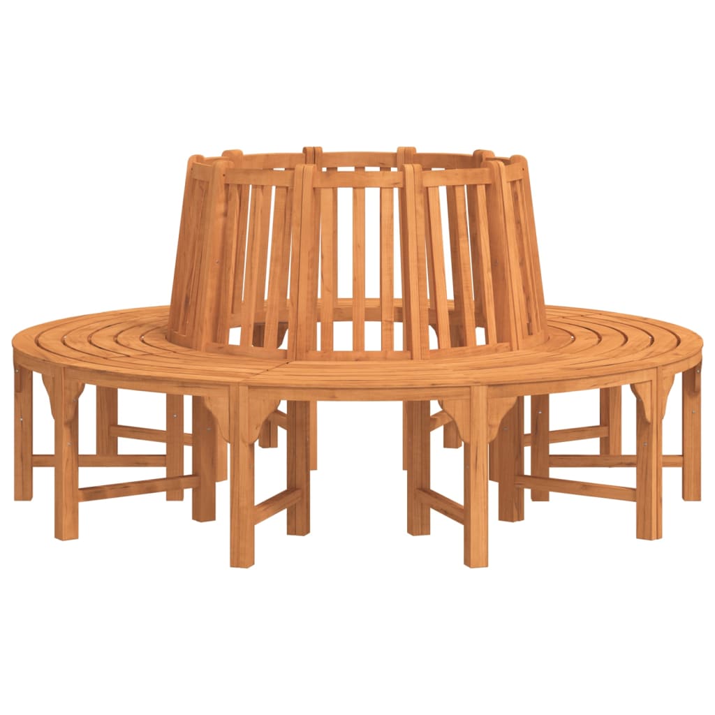 Banco de árbol circular madera maciza eucalipto Ø208 cm