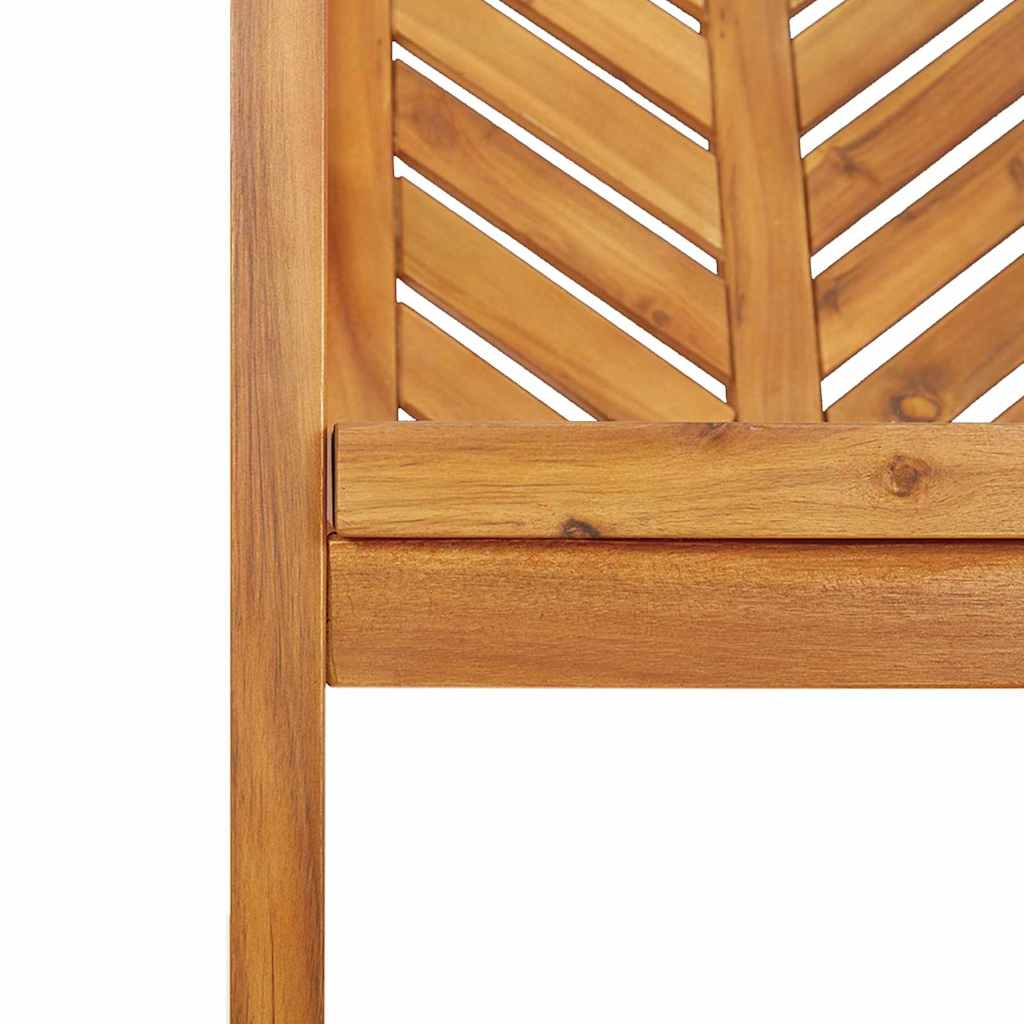 Conjunto de Comedor de Jardín 7 pcs Marrón