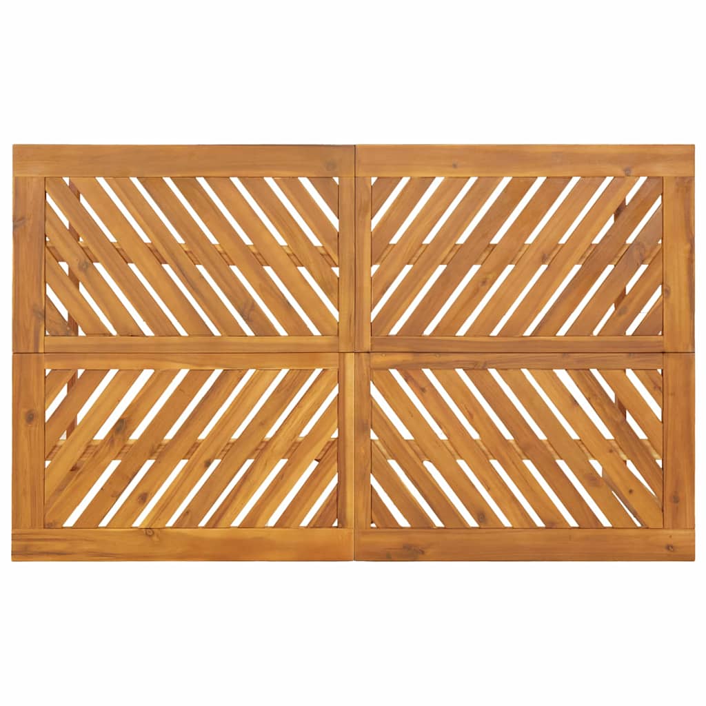 Conjunto de Comedor de Jardín 4 pcs Marrón
