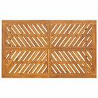 Conjunto de Comedor de Jardín 4 pcs Marrón