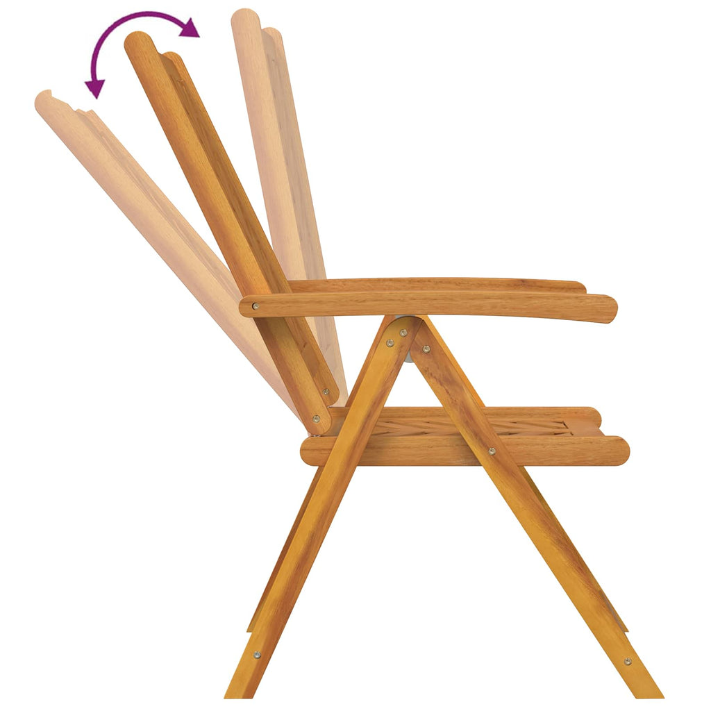 Conjunto de Comedor de Jardín 3 pcs Marrón