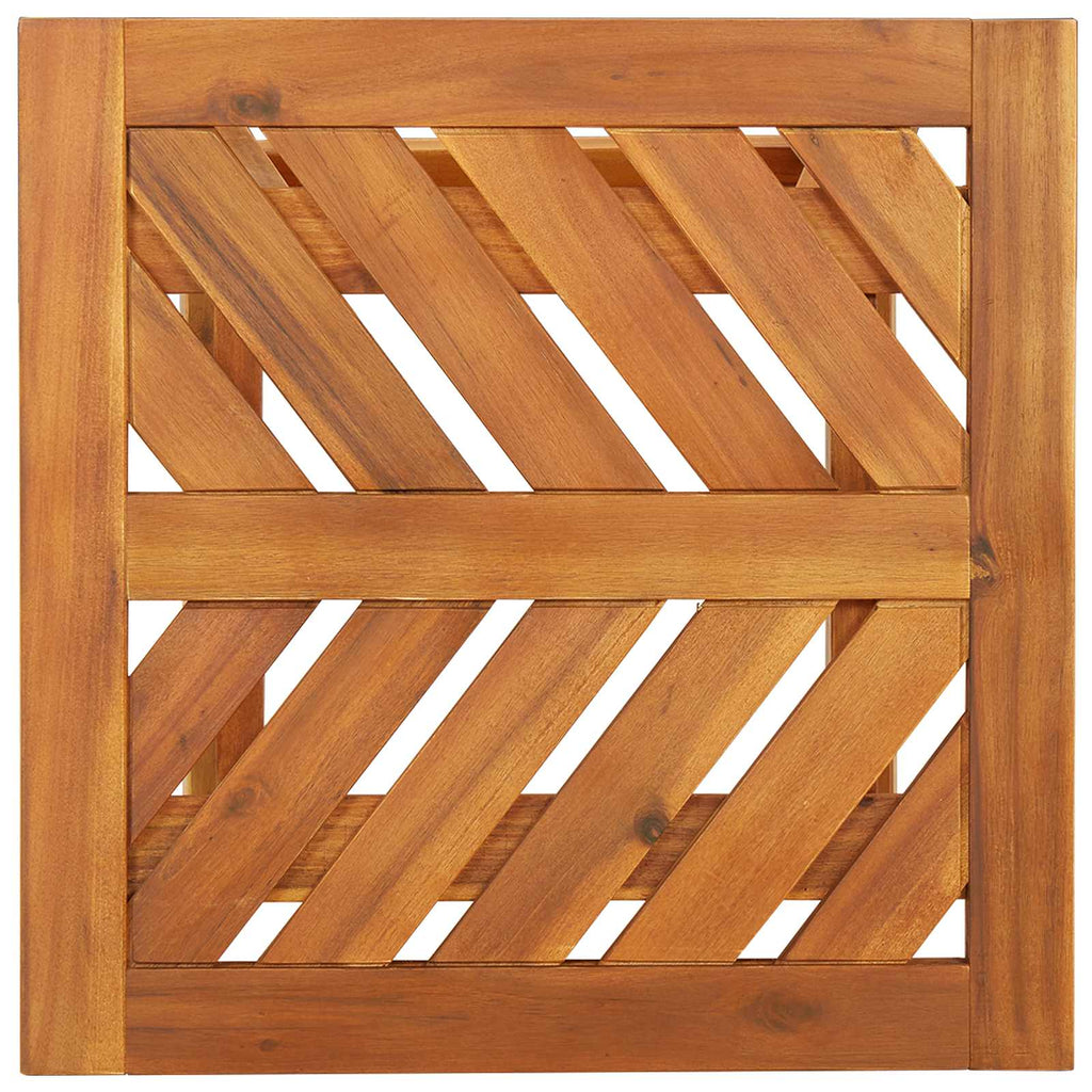 Conjunto de Comedor de Jardín 3 pcs Marrón