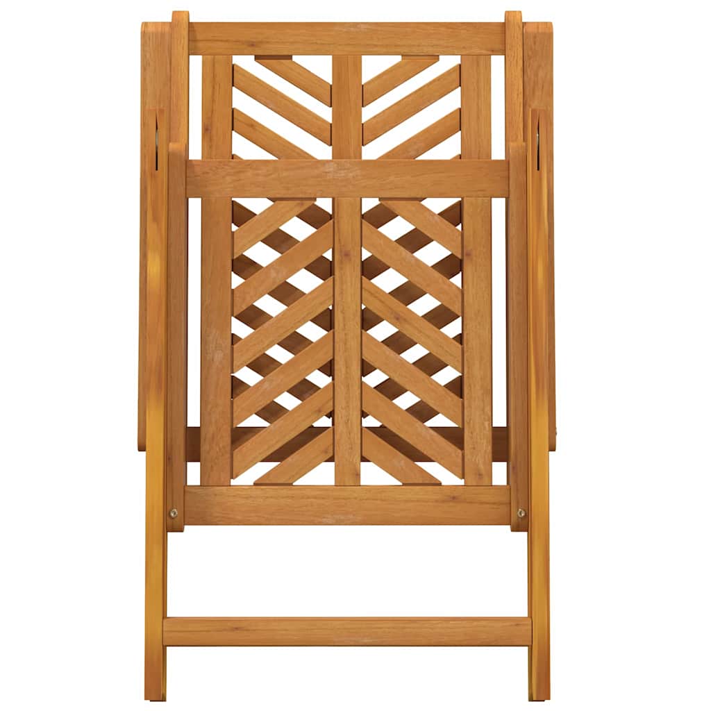 Conjunto de Refeição de Jardim 3 pçs Castanho