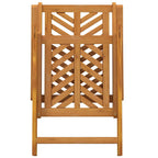 Conjunto de Refeição de Jardim 3 pçs Castanho